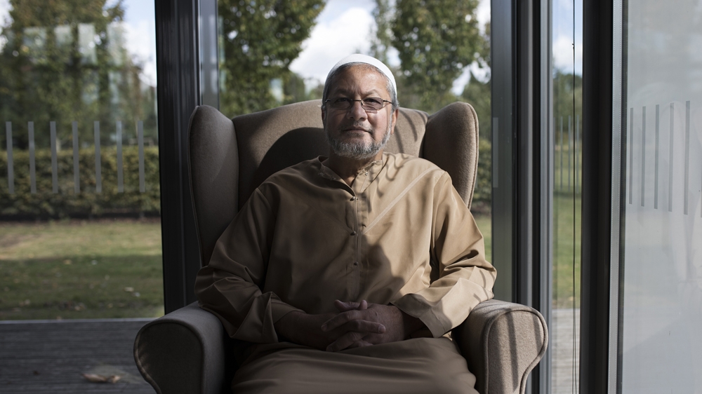 Mohammed Omer, head trustee of Gardens of Peace Muslim Cemetery [James Rippingale/Al Jazeera]