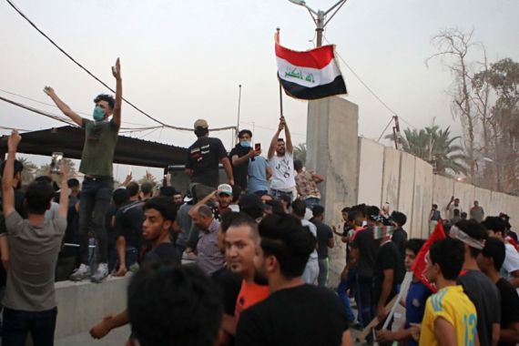 Basra Iraq protests Iran consulate