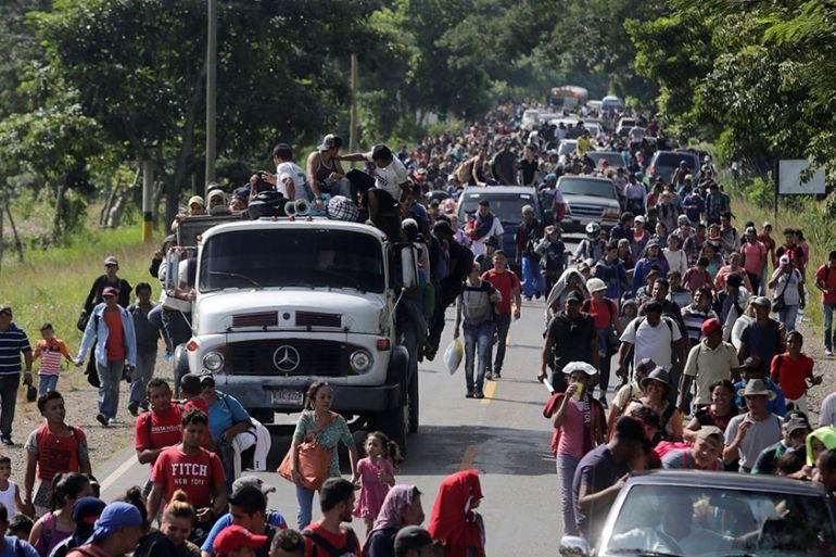 Honduras caravan