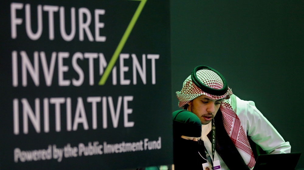 Saudi's three-day Future Investment Initiative conference is aimed at attracting foreign investment to the kingdom [Amr Nabil/AP]