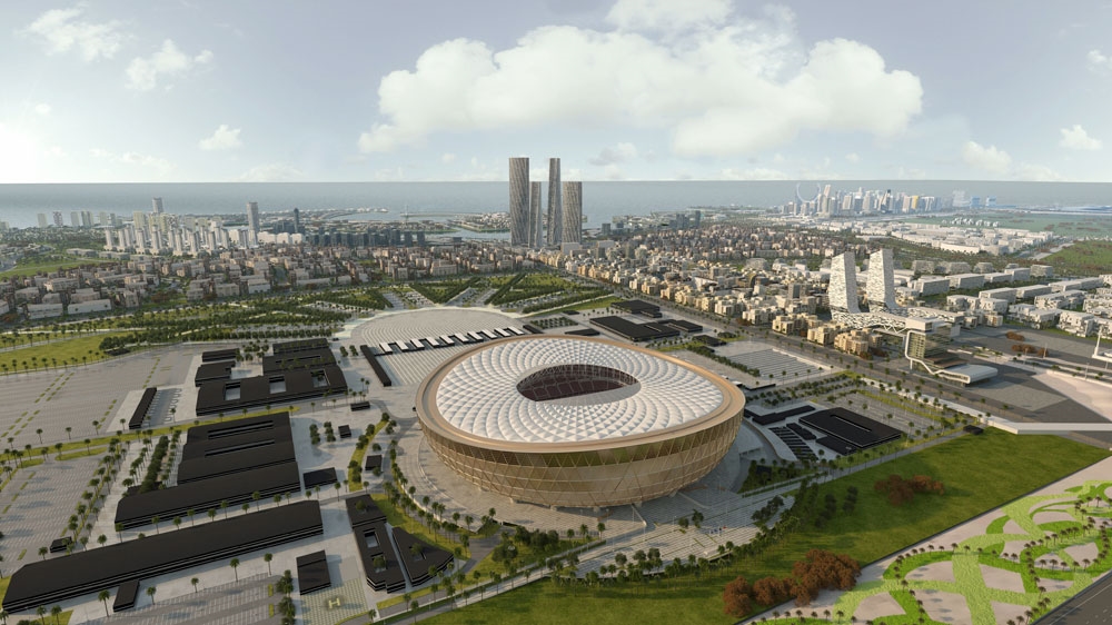 The stadium is located in Lusail, 15km north of Doha's city centre [Supreme Committee for Delivery and Legacy]