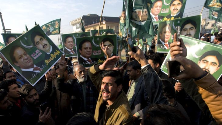 Nawaz Sharif supporters
