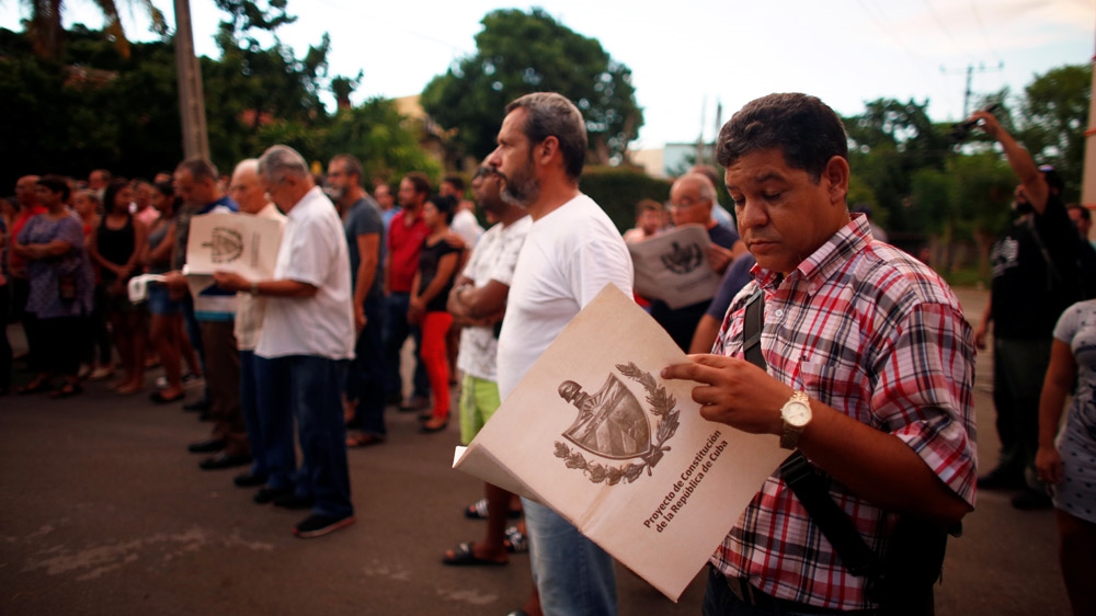 Cubans have been discussing a draft constitution ahead of a referendum in February [File: Tomas Bravo/Reuters]
