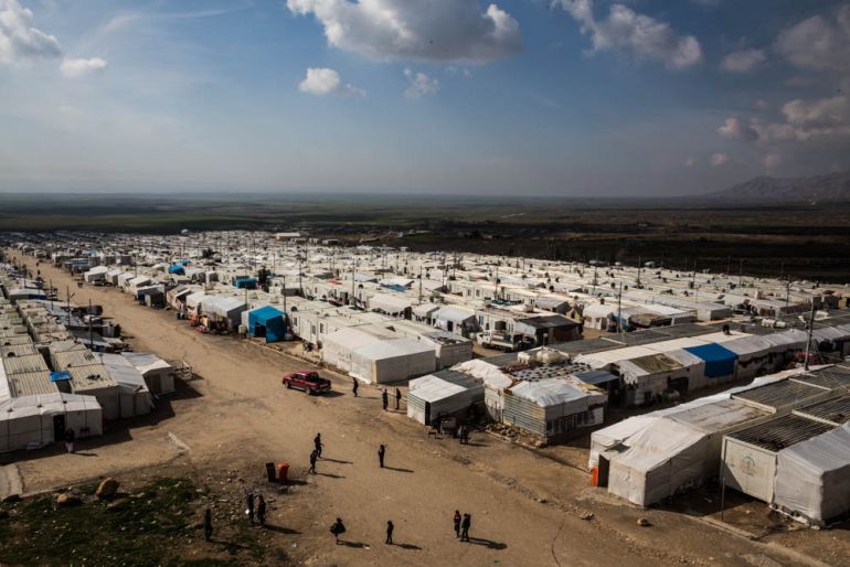 A Panorama of Rwanga Refugees’ Camp; it’s home to more than 15000 internally displaced people, mostly Yazidis and is one of the 25 camps around Dohuk, a northern Governorate of Iraqi Kurdistan Region