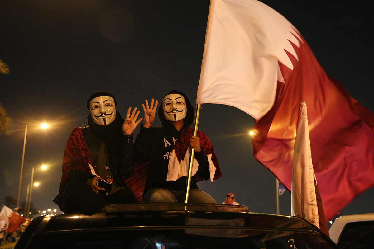 Fans in Doha gave a rousing reception to Qatar's football team after its Asian Cup win [Showkat Shafi/Al Jazeera] 