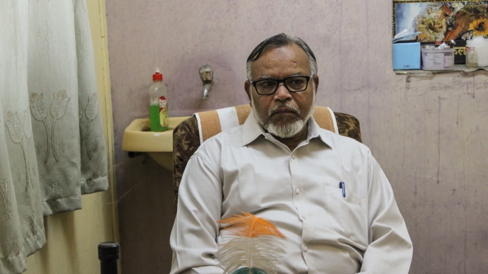 Mohammad Yunus, a doctor, said people taunted him after he was accused [Bilal Kuchay/Al Jazeera]