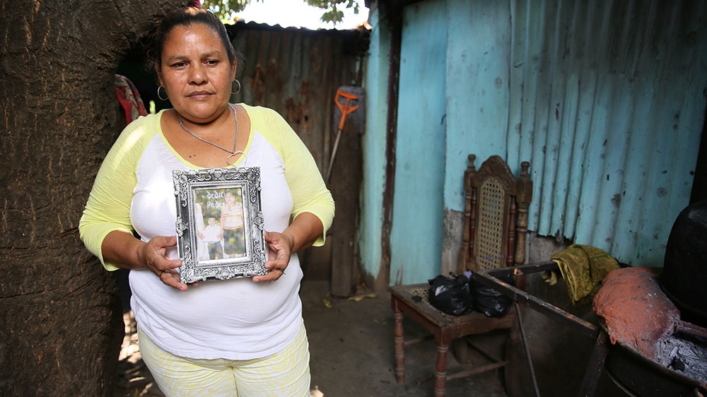 Yardira Cordoba's 15-year-old son was killed in the protests last year [Daylife]