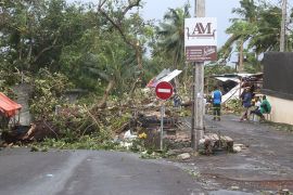 Tropical Cyclone Kenneth smashes into the Comoros Islands