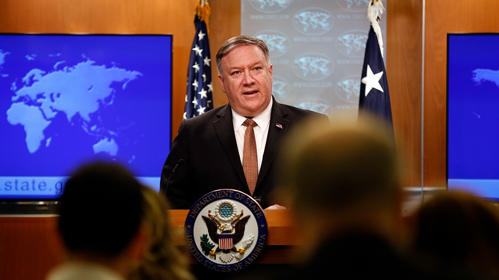 Mike Pompeo said the designation would take place in one week [Patrick Semansky/AP Photo]