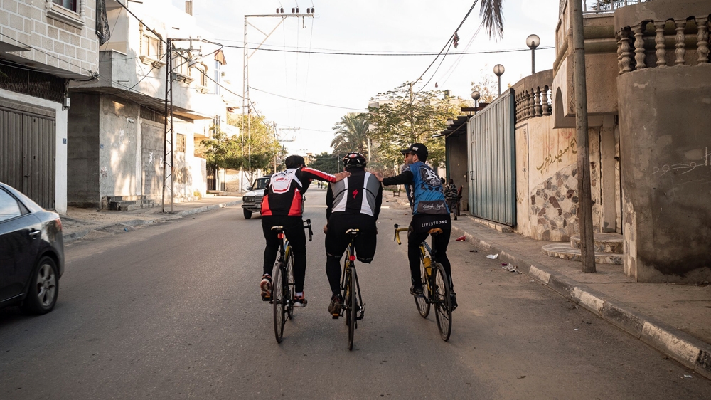 Riding, despite Gaza: Palestinian cycling champion Alaa al-Dali