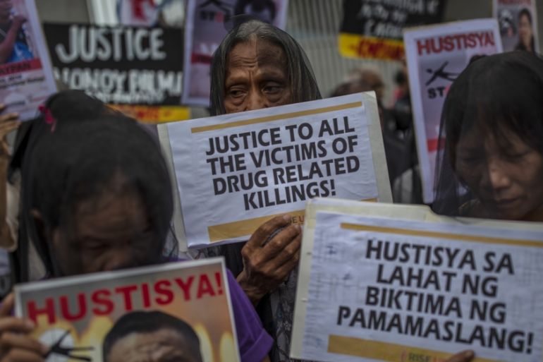 Filipinos Protest Against The War On Drugs