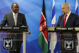 Kenyatta and Netanyahu - Jerusalem Reuters