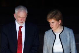 Reuters- Corbyn and Sturgeon
