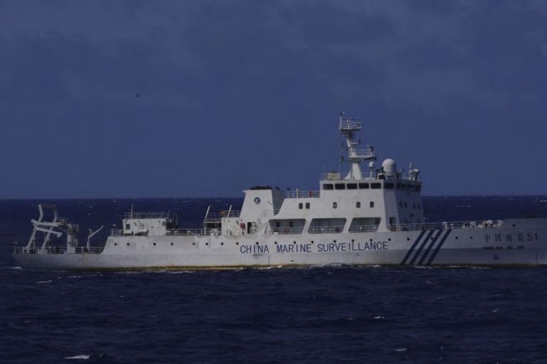 China surveillance ship