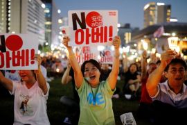 South Korea anti-Japan protest