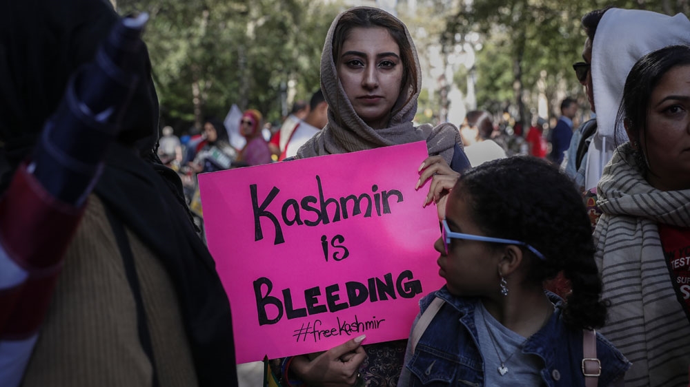 Kashmir protest in New York