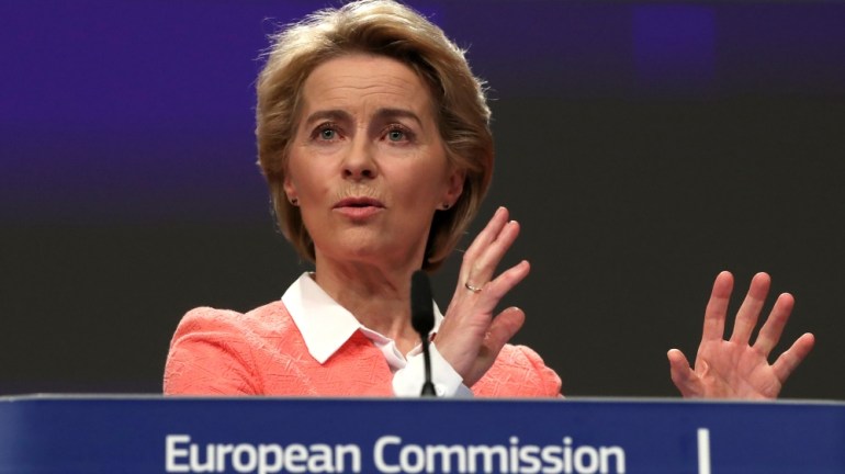 European Commission''s president-designate Ursula von der Leyen