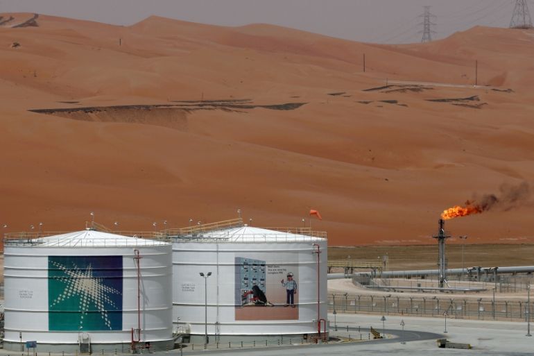 A production facility is seen at Saudi Aramco''s Shaybah oilfield in the Empty Quarter, Saudi Arabia, May 22, 2018