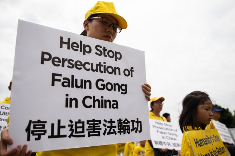 Falun Gong takes center stage in the U.S. capital