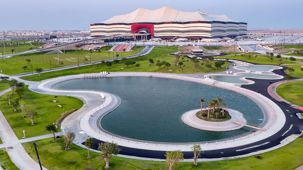 Al Bayt Stadium, which will welcome the world's best players at the FIFA World Cup Qatar 2022, is close to completion.