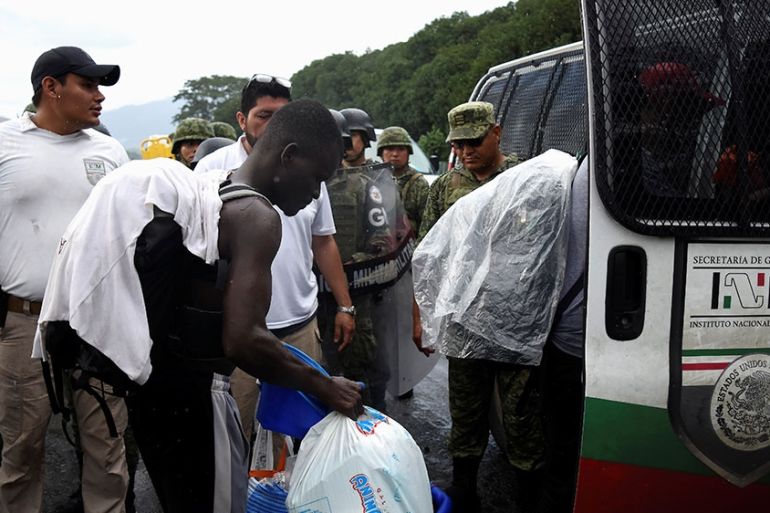 Mexico asylum seeker arrests