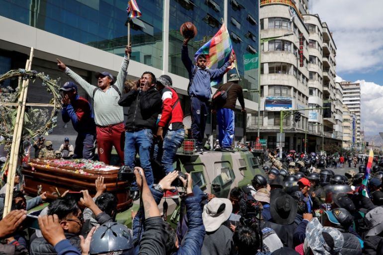 Bolivia protest Reuters