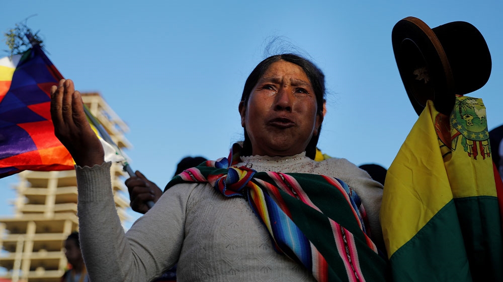 Evo Morales protest