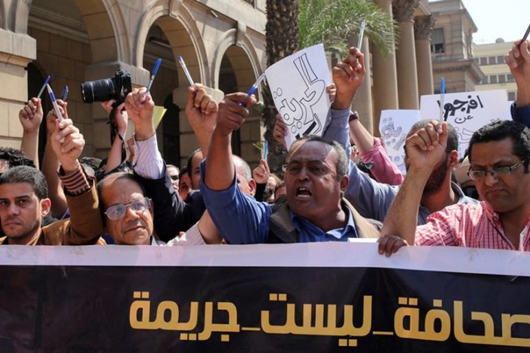 Egypt journalism not a crime