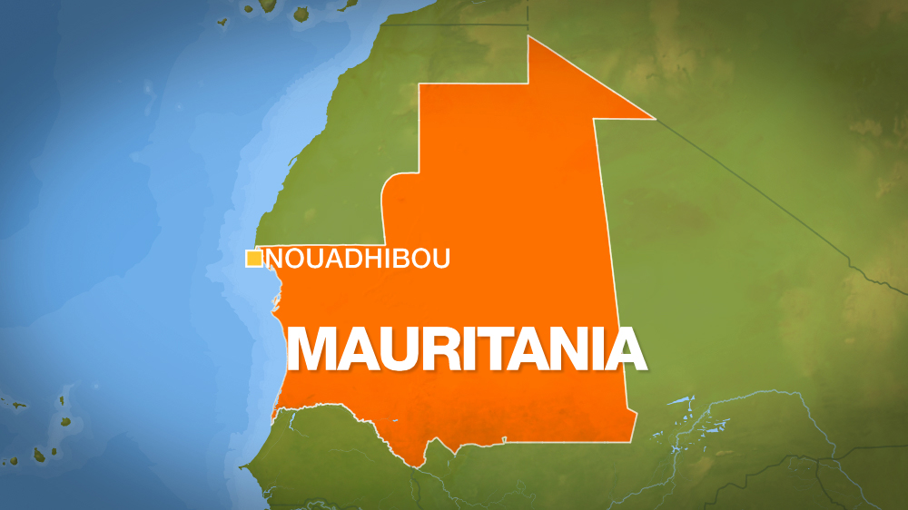 Mauritania Map Nouadhibou