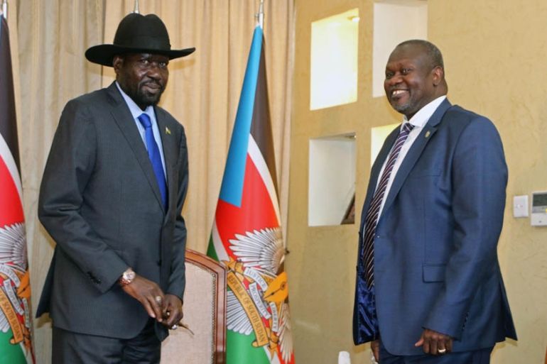 South Sudan Salva Kiir and Riek Machar
