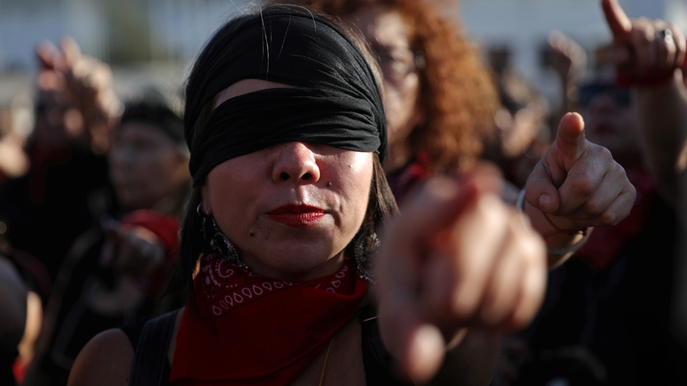 Chile women's rights protest