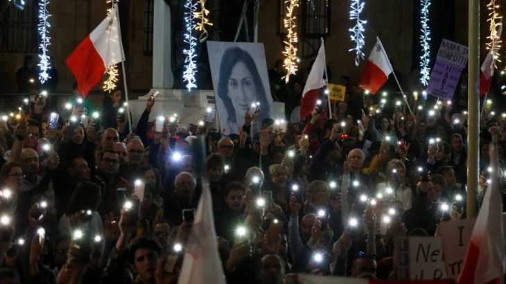 Malta protest - reuters