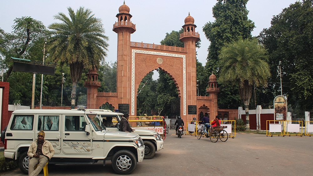 Bab-e-Syed Gate AMU [Bilal Kuchay/Al Jazeera]