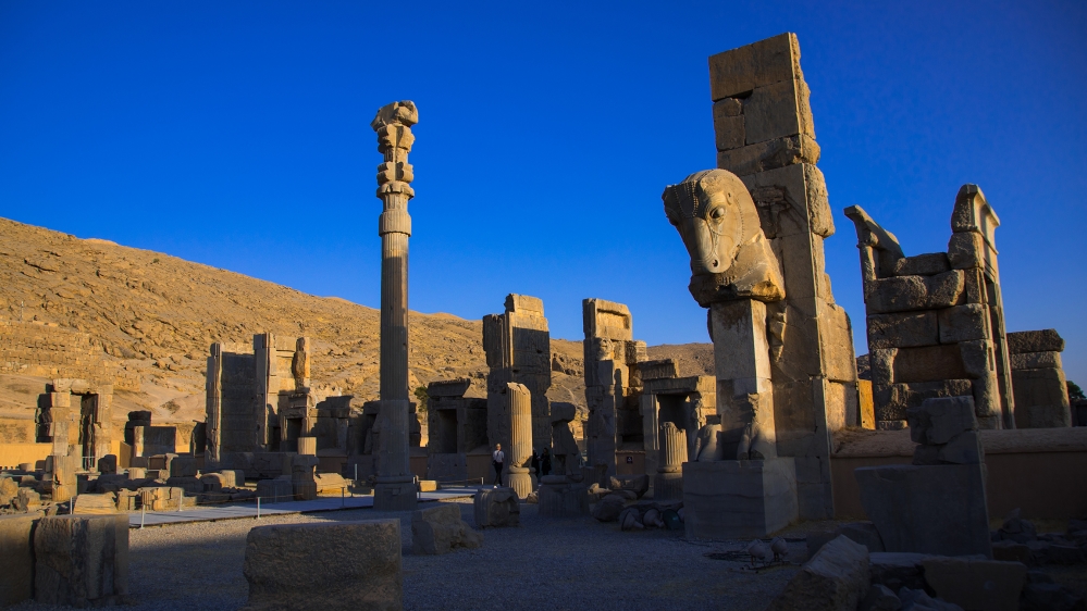 The site of Persepolis, Fars Province, Marvdasht, Iran on October 15, 2016 in Marvdasht, Iran. (Photo by Eric Lafforgue/Art in All of Us/Corbis via Getty Images)