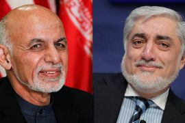 Abdullah Abdullah and Ashraf Ghani [AP Photo]