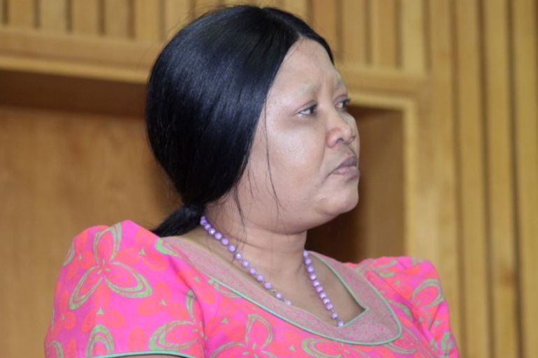 Maesaiah Thabane, wife of Lesotho''s Prime Minister Thomas Thabane, appears in court in Maseru