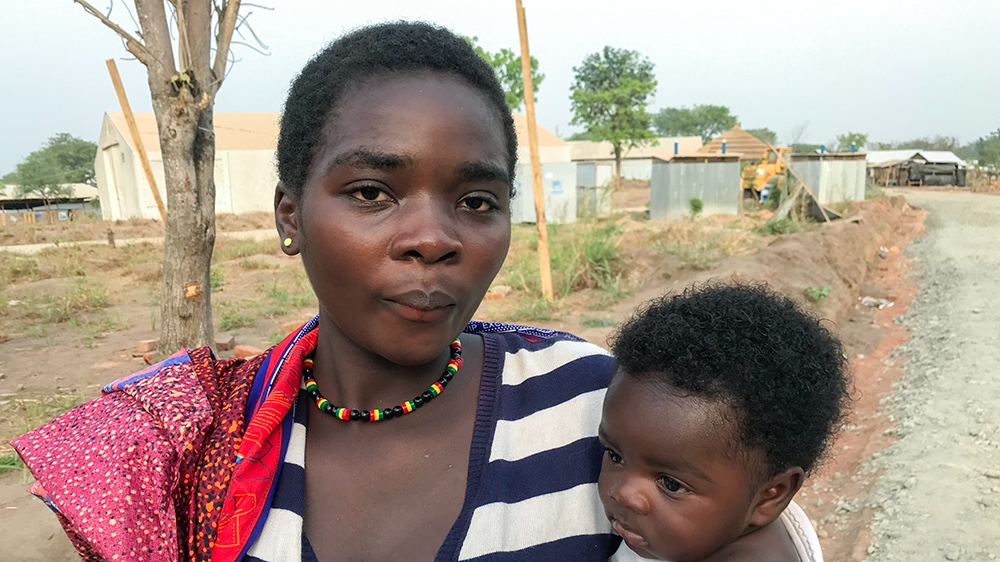 Glory Tiku says she is struggling to fend for herself and her baby [Linus Unah/Al Jazeera]