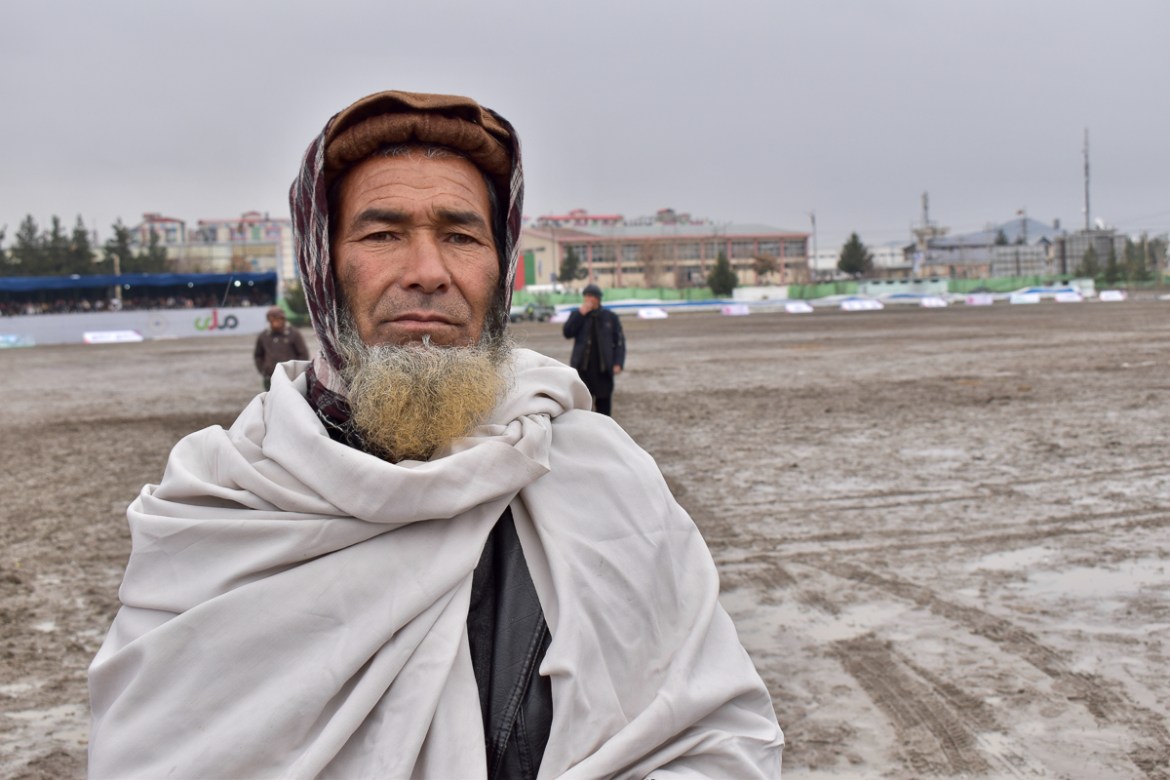 Fifty-one-year-old Ghousuddin, traveled all the way from the northern province of Samangan to Kabul just to attend the first-ever Buzkashi League. He said he was cheering for all the teams and not jus