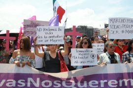 Mexicans march against femicide after rape and murder of young woman