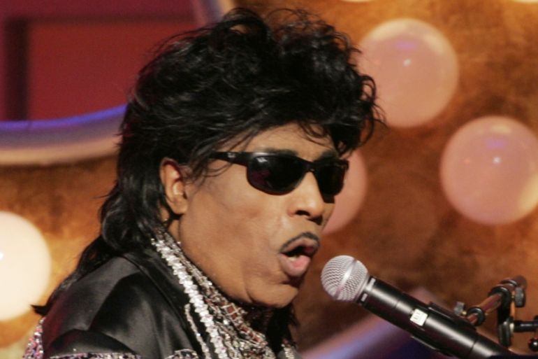 Singer Little Richard performs at 3rd annual TV Land Awards show.