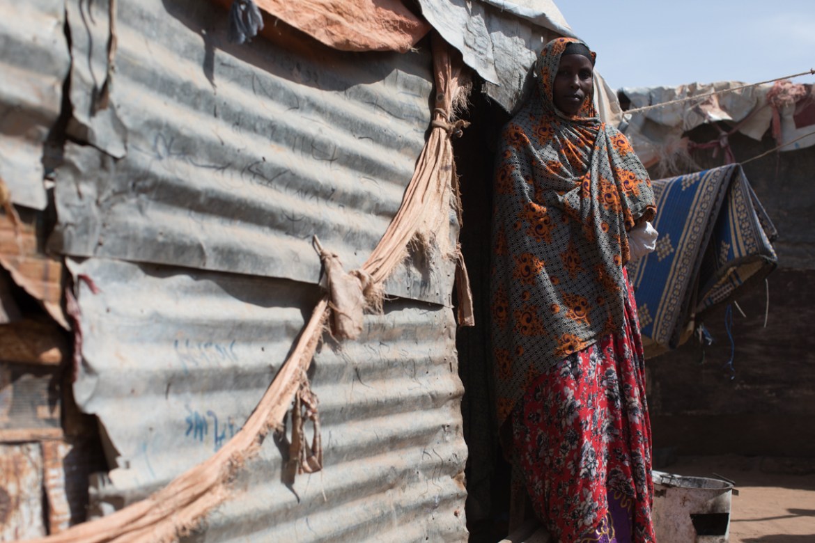 Roman fled Ethiopia when she was 18-years-old. She arrived in Somalia, hoping to build a safer life. Widowed at a young age with three mouths to feed, tired and unable to provide for them, she marrie