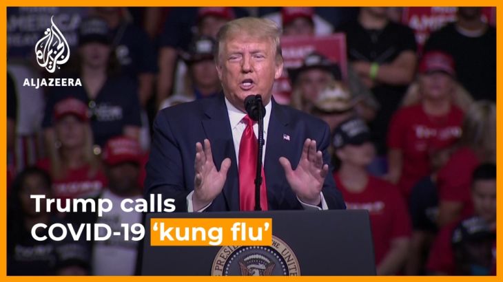 Donald Trump calls COVID-19 ‘kung flu’ at rally