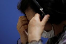 A volunteer responds an incoming call at the Tokyo Befrienders call center, a Tokyo''s suicide hotline center, during the spread of the coronavirus disease (COVID-19),