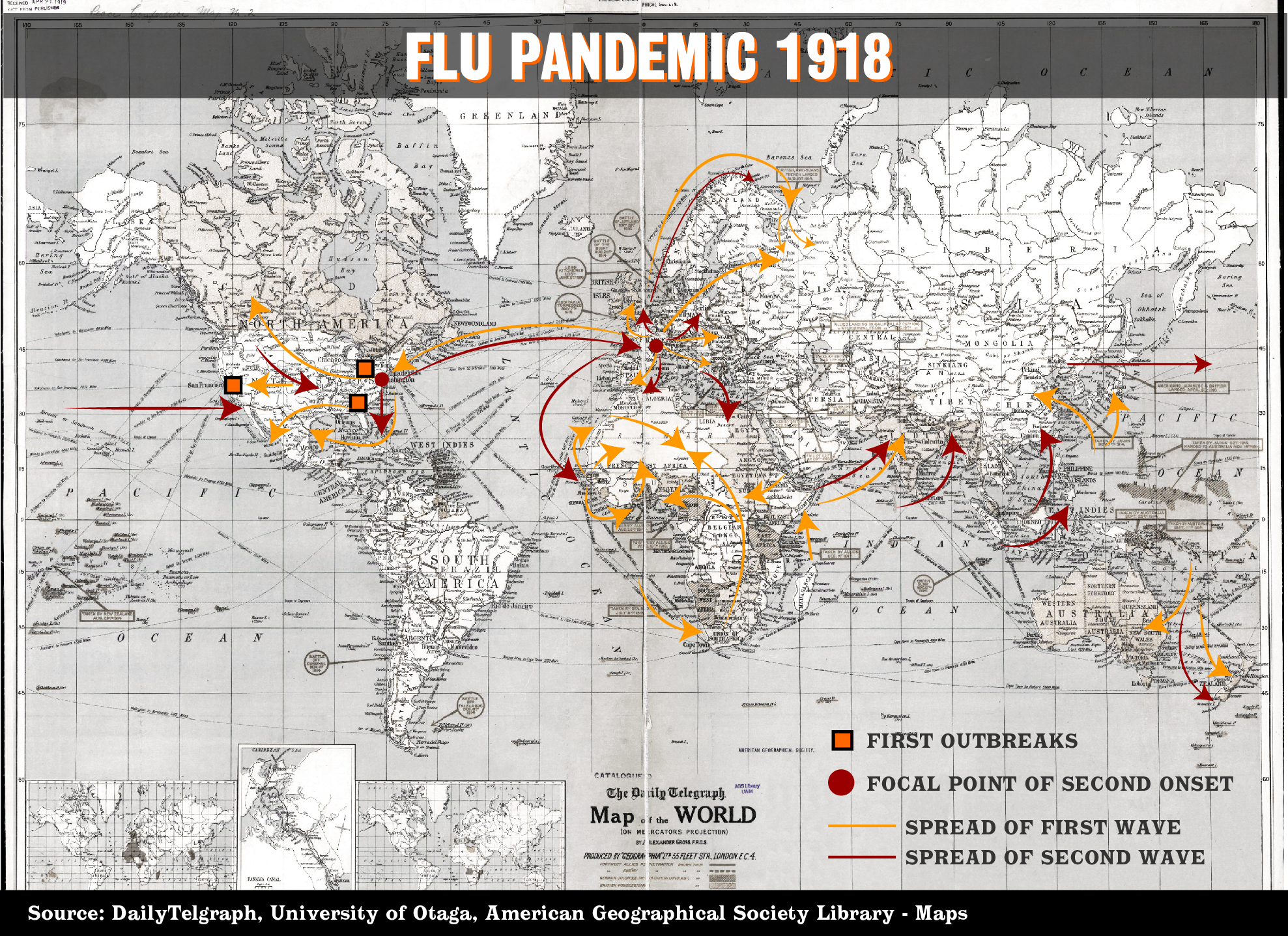 DO NOT USE: INTERACTIVE: Flu pandemic 1918 map