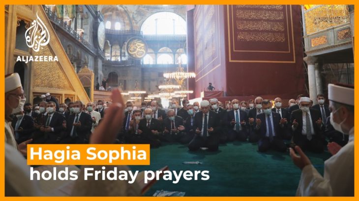Hagia Sophia holds first Muslim prayers in 86 years