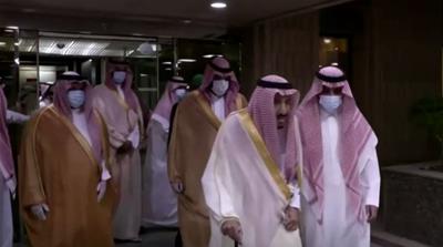 King Salman leaving hospital 