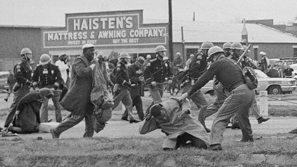John Lewis beaten civil rights march 1965