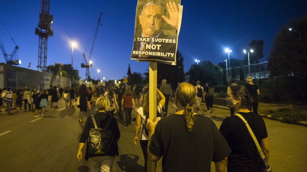 Demonstrations Against Netanyahu Continue Amid Plans For Next Coronavirus Lockdown