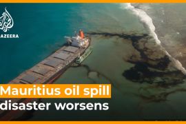 Oil spill off Mauritius coast threatens ecosystem