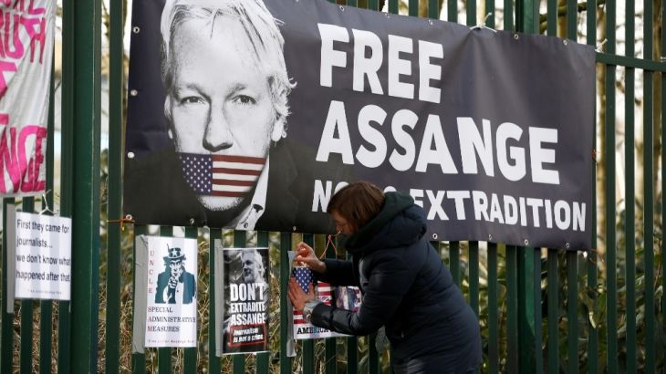 FILE: Hearing to decide whether Assange should be extradited to U.S. in London